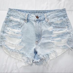 American Eagle Distressed Jean Shorts